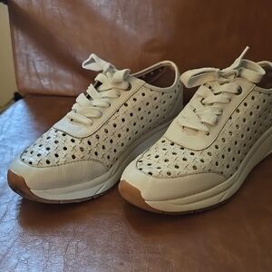 Patricia Nash Milla Women's White Perforated Sneakers